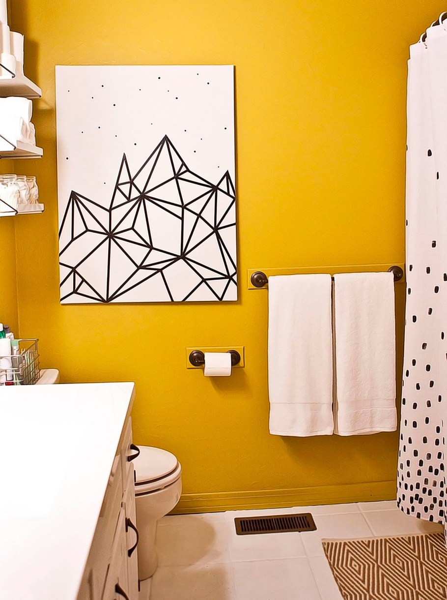 Декор стен в ванной