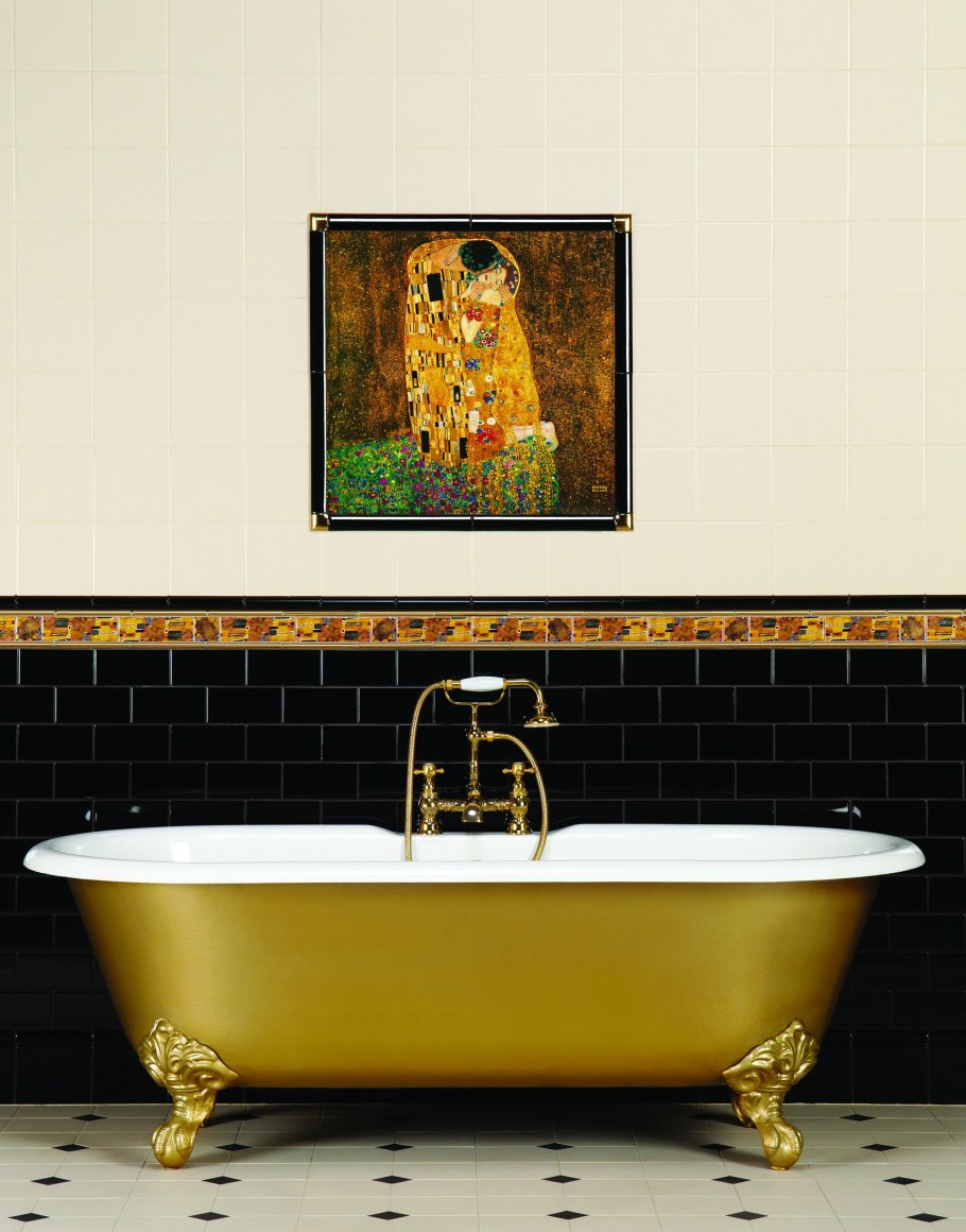 Керамическая картина в ванную комнату