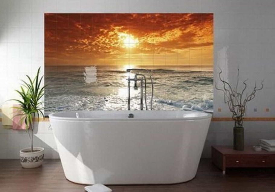 Плитка картина для ванной