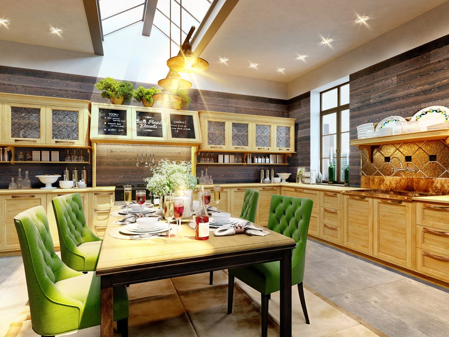 Кухня в вегетарианском стиле