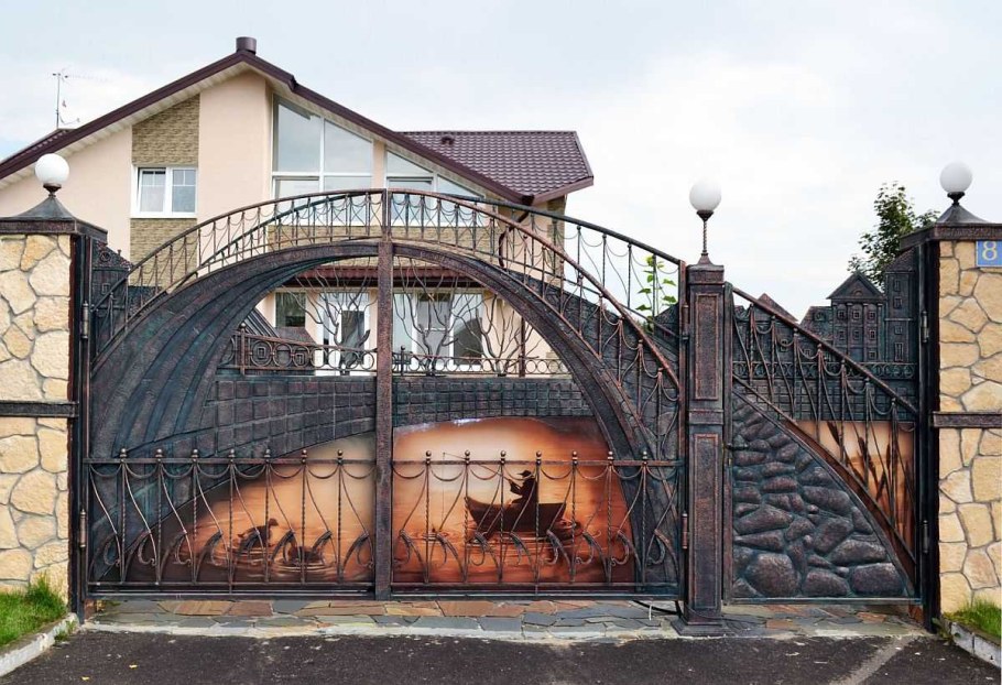 Декоративные ворота