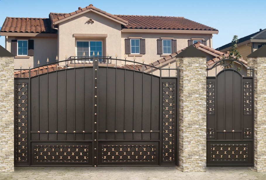 Ворота кованые дворянский ПШ