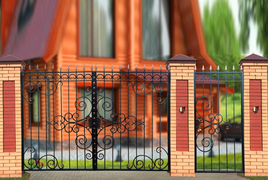 Калитка Олимпия арочная