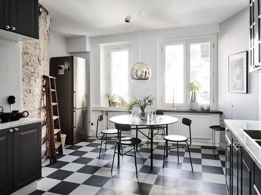 Кухня в шахматном стиле