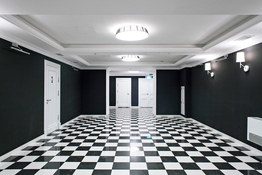 Шахматный пол