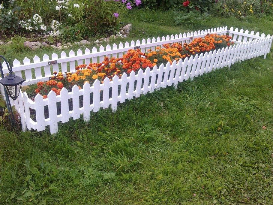 Декоративный заборчик для клумб