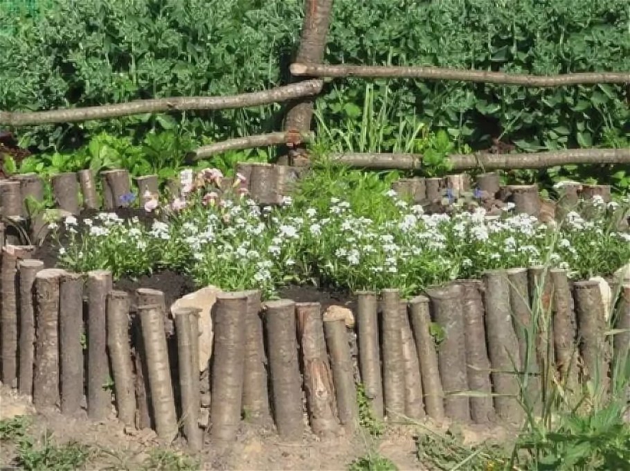 Ограждение для клумбы