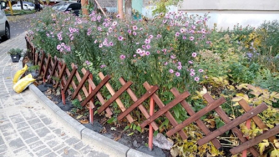 Огораживание палисадников