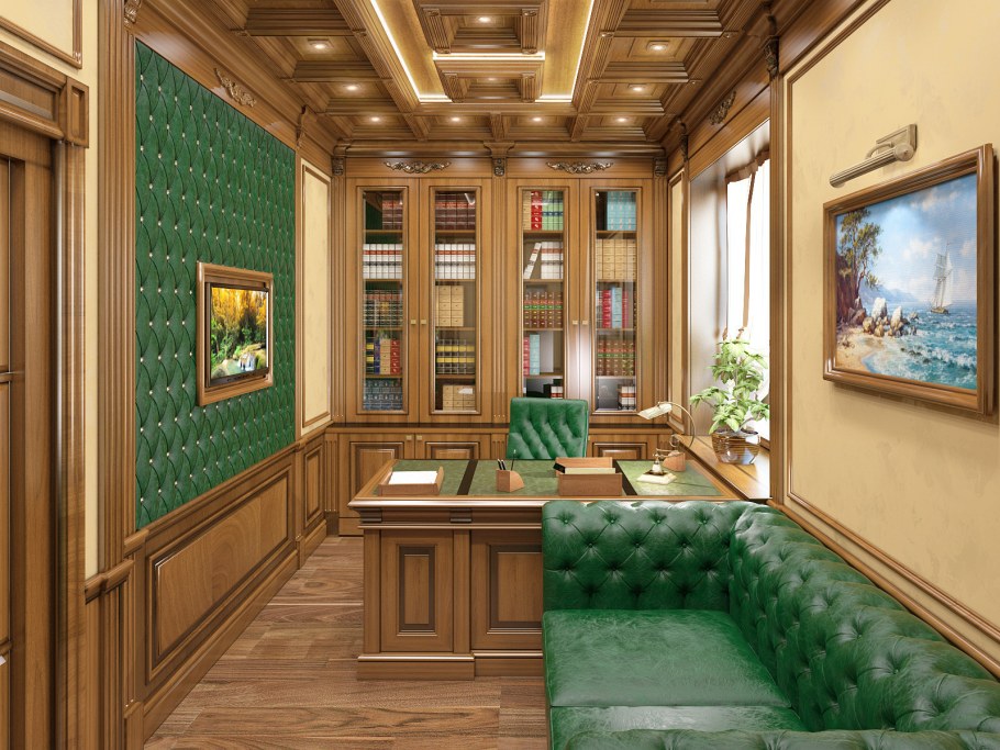 Интерьер кабинета Рэма Вяхирева