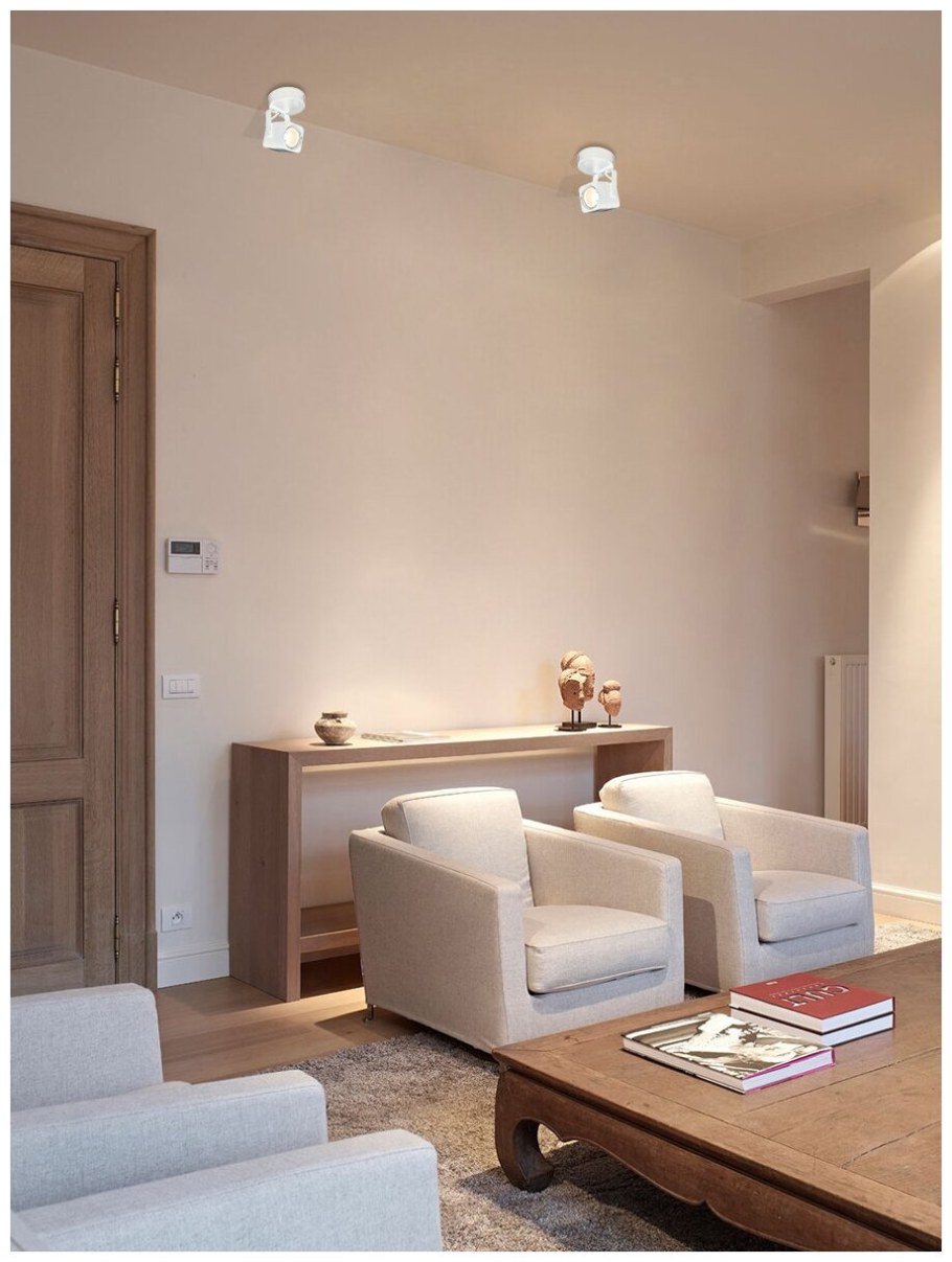 Светильники споты потолочные в интерьере