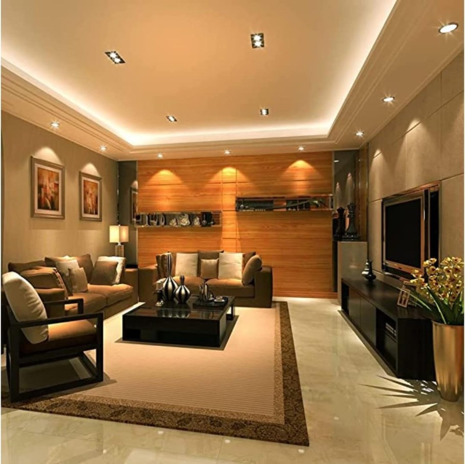 Подсветка в гостиной