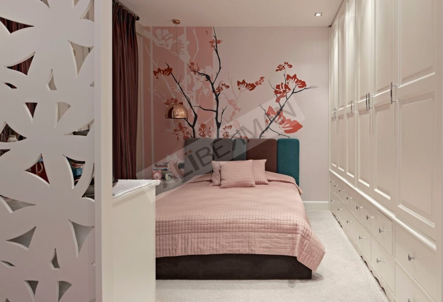 Обои в маленькую спальню