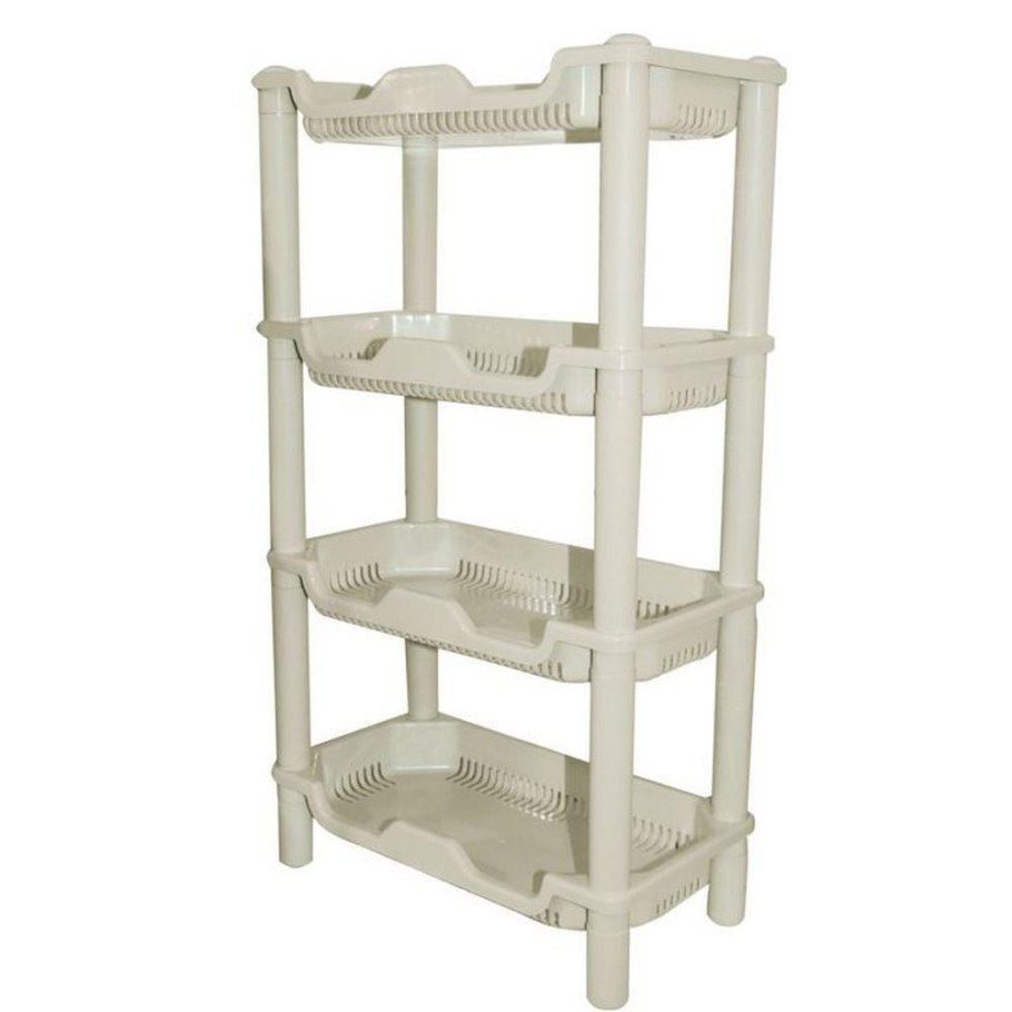 Пластиковая Этажерка для ванной комнаты