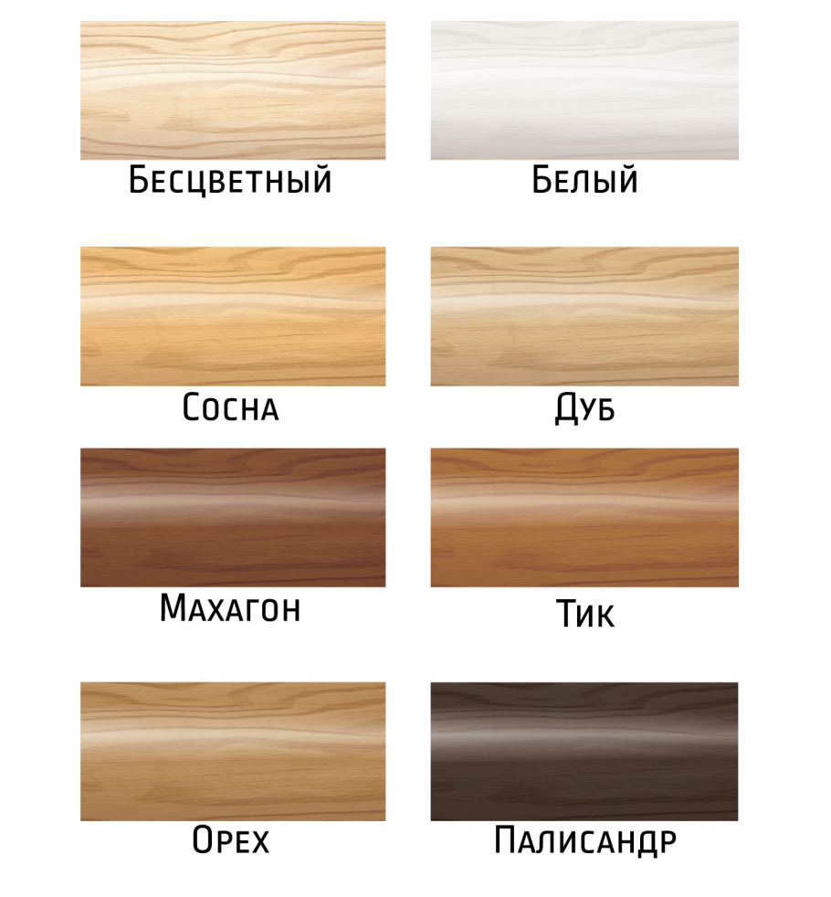 Дюфа декоративная пропитка для дерева Wood protect белая