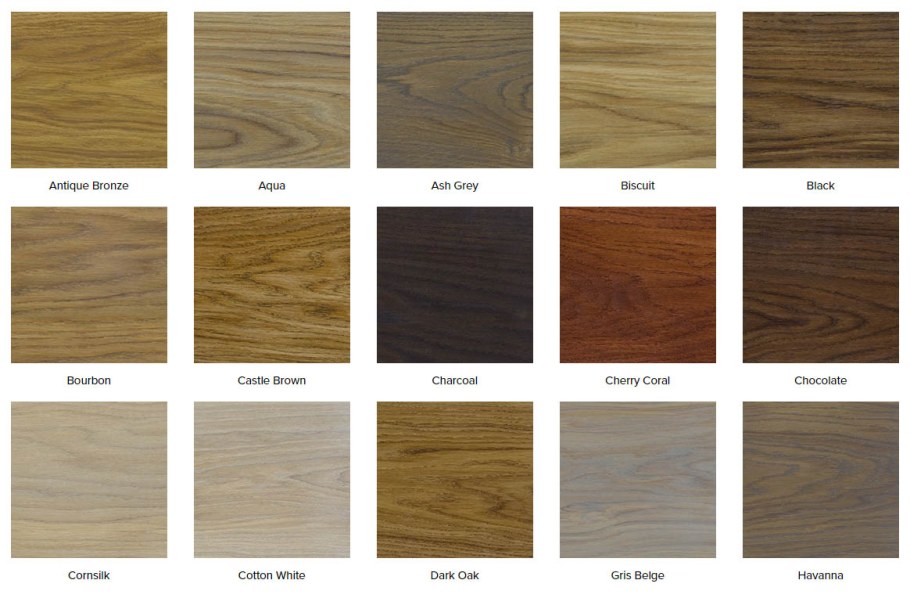 Rubio Monocoat цвета