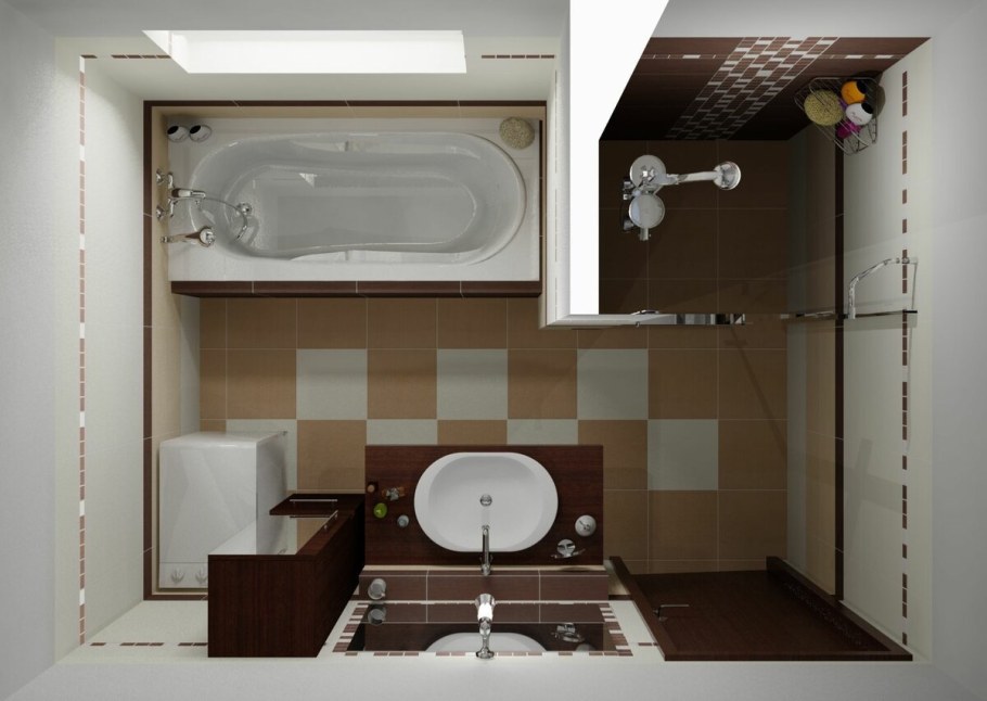 Планировка совмещенного санузла 4 кв.м