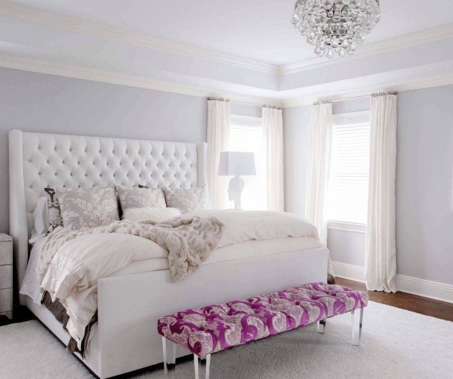 Нюдовые оттенки стен для спальни