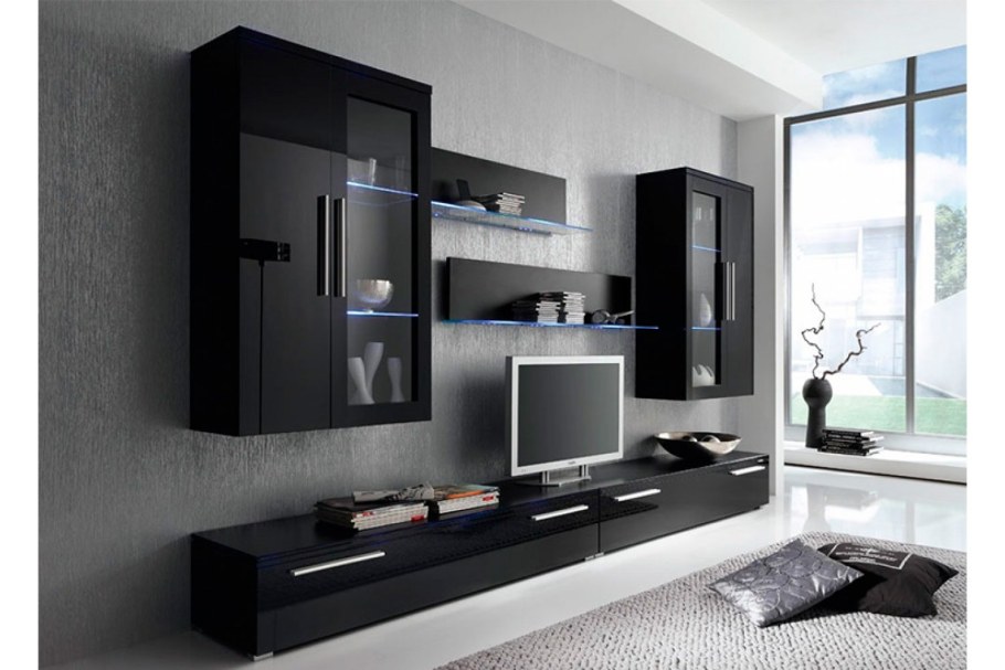 Дом мебели Скай стенка глянец 4 ВМС