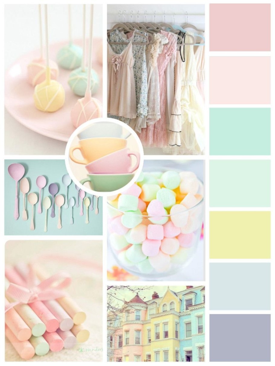 Палитра цветов мудборд