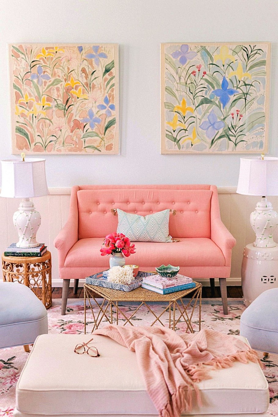 Интерьер в пастельных тонах