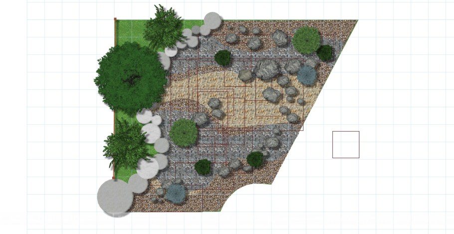 Планировка рокария