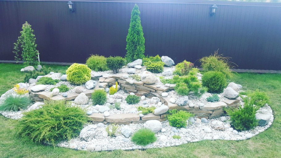 Ландшафтный рокарий Каскад ручьев