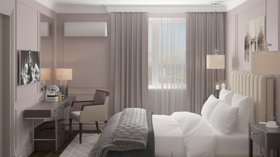 Шторы в кофейных тонах