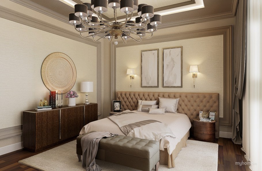 Кофейный цвет стен