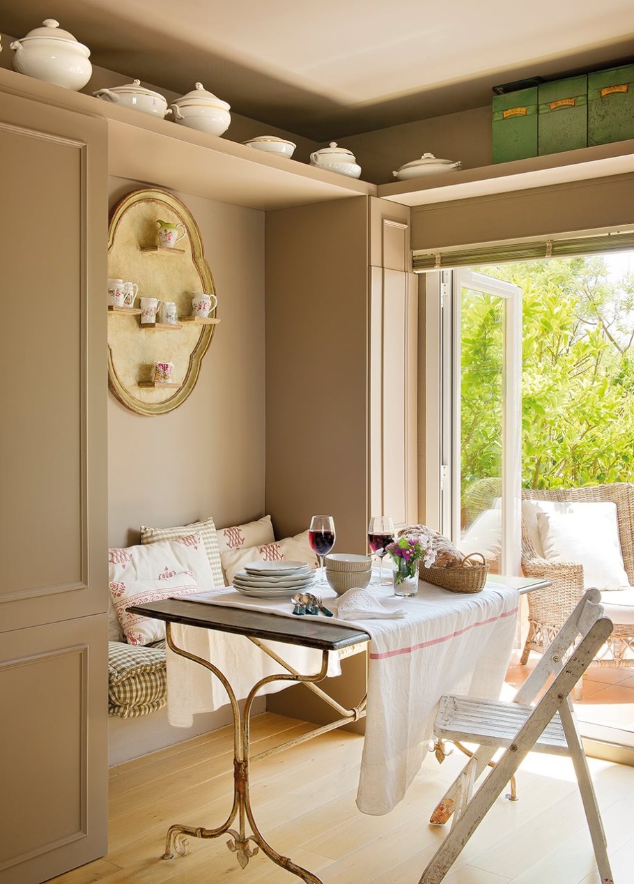 Молочные стены в интерьере