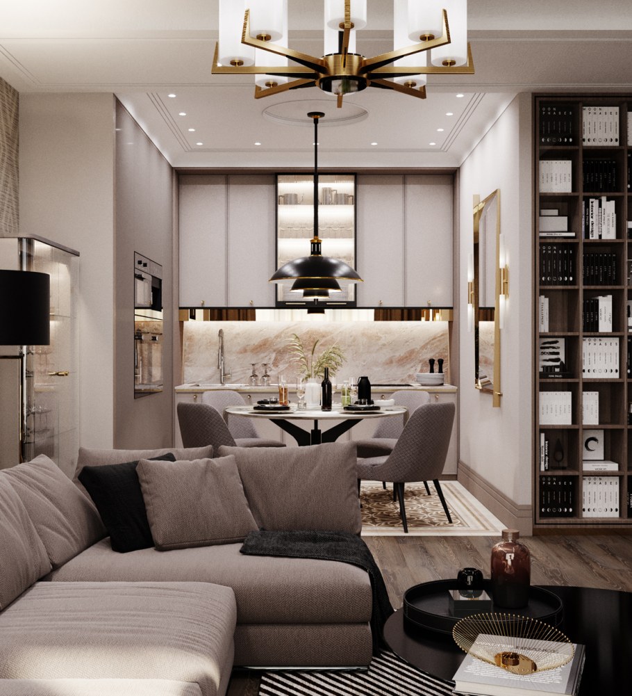 Дизайнерские решения для гостиной