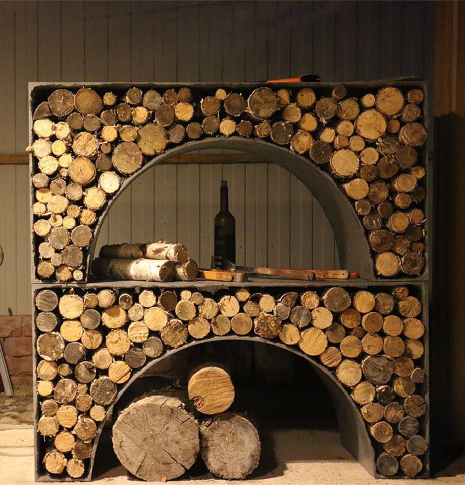 Необычные дровницы