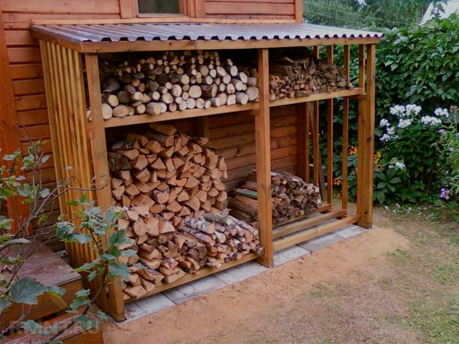 Дровница поленница Keter Firewood Shelter