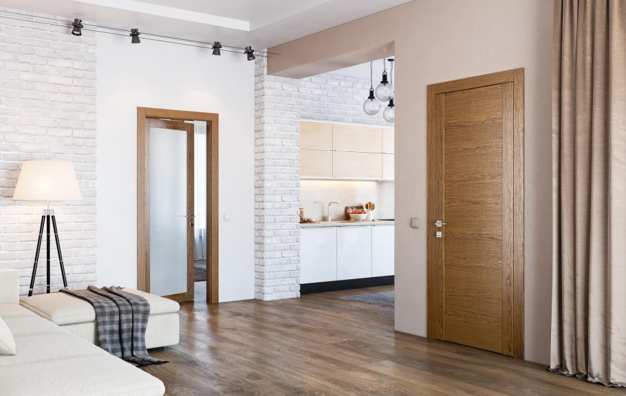 Двери Планум Волховец в интерьере