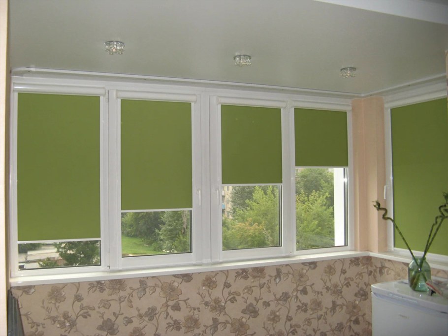 Рулонные шторы на лоджию