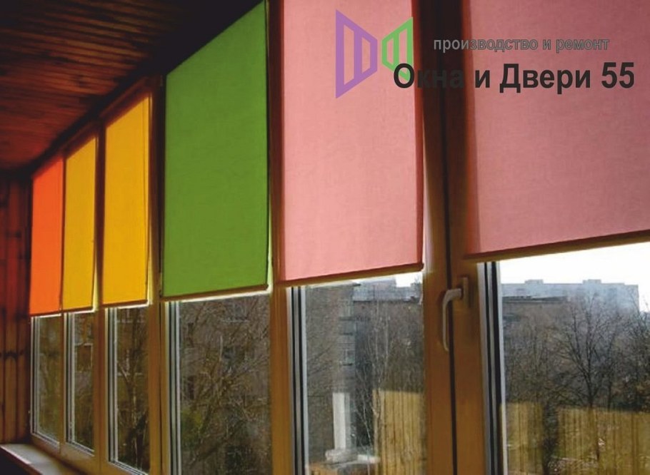 Тканевые жалюзи на балкон