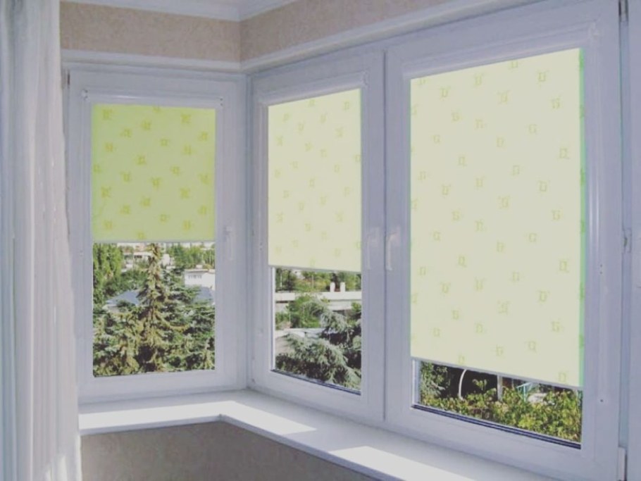 Штора рулонная системы роллайт