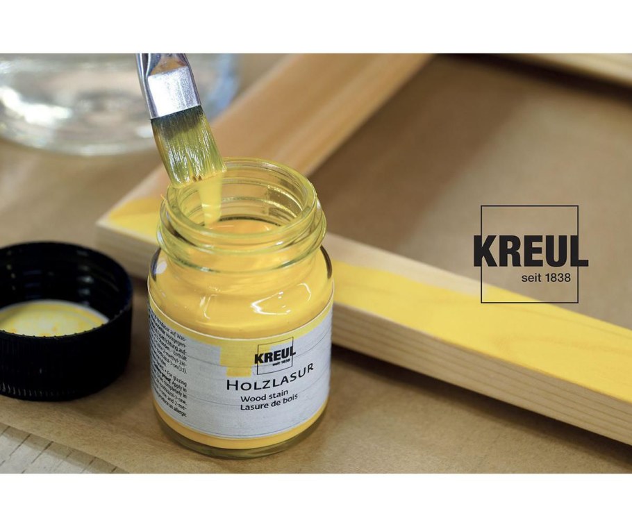 Золотистая краска для дерева