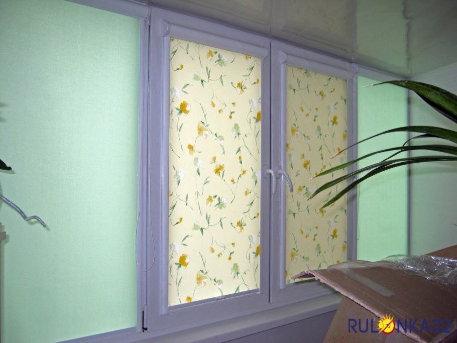 Рулонные жалюзи на балкон