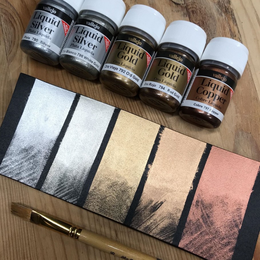 Краска Vallejo серебро