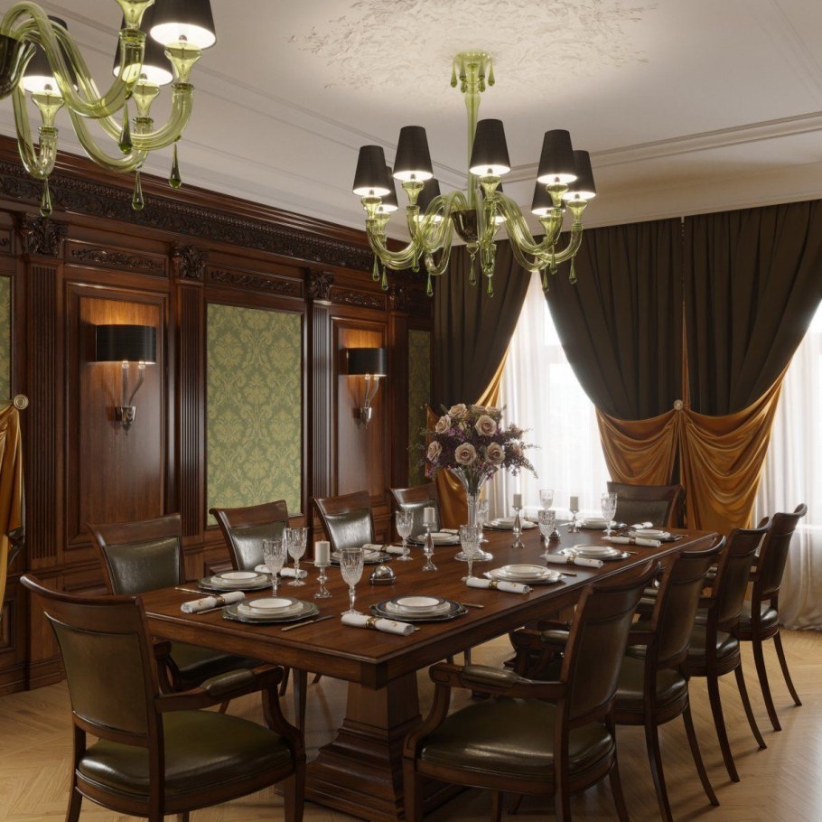 Обеденный зал в доме
