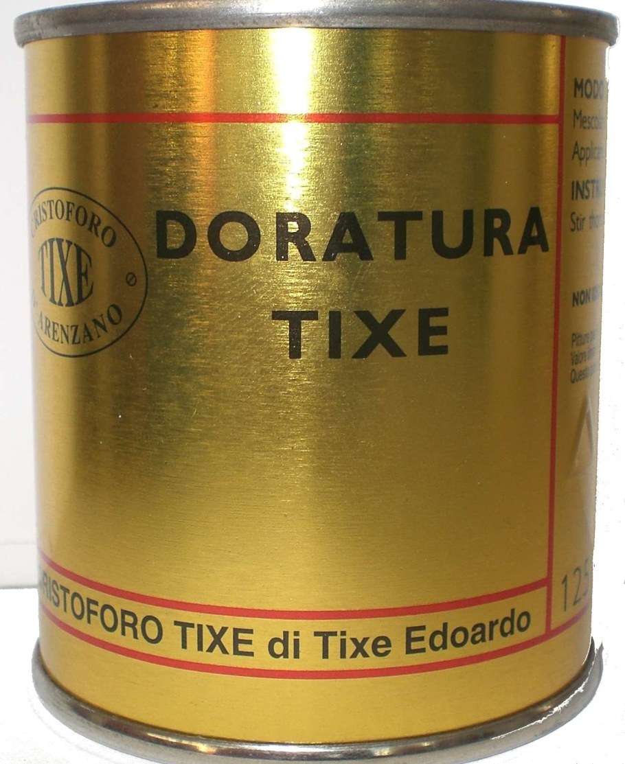 Золотая краска для металла