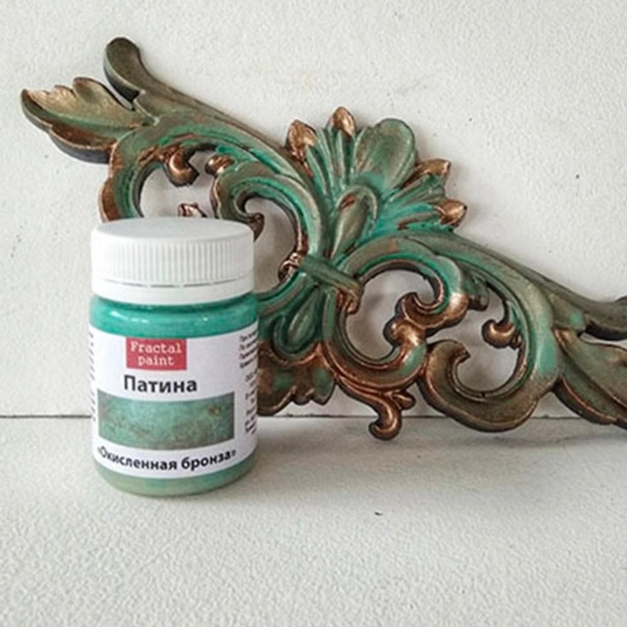 Патина Fractal Paint, цвет - «зеленая ржавчина»,