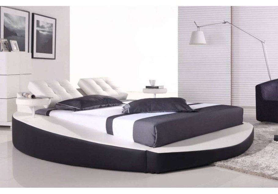 Круглая кровать Кинг сайз