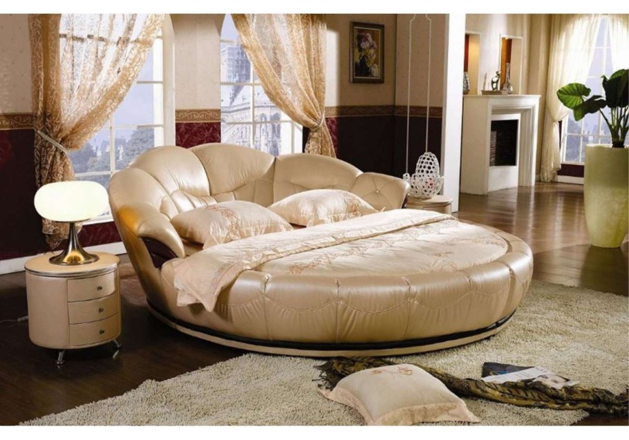 Круглая кровать Аскона 220