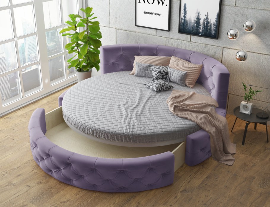 Круглый диван-кровать фабрика моон