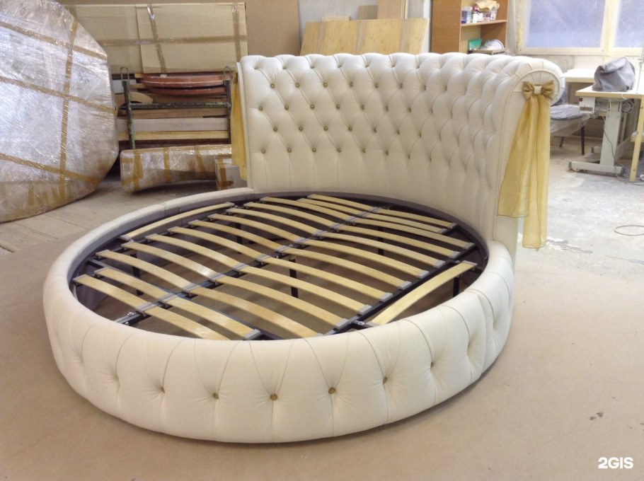 Кровать без бортов круглая