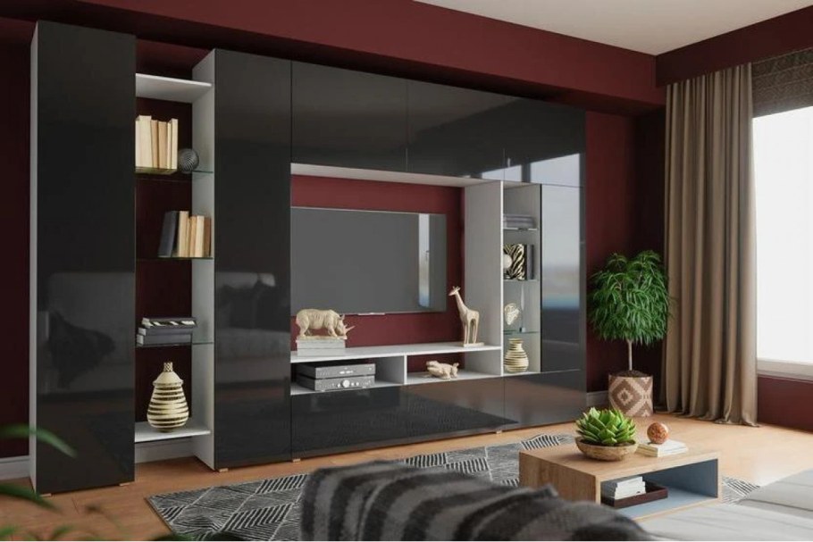 Мебелеф-4(2) Купертино (Денди) МДФ глянец