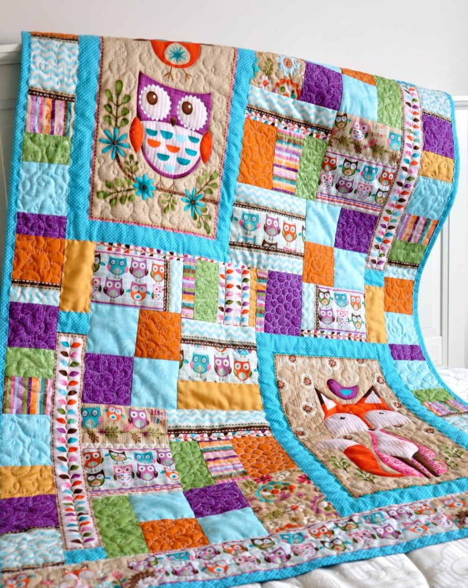 Детские одеяла пэчворк