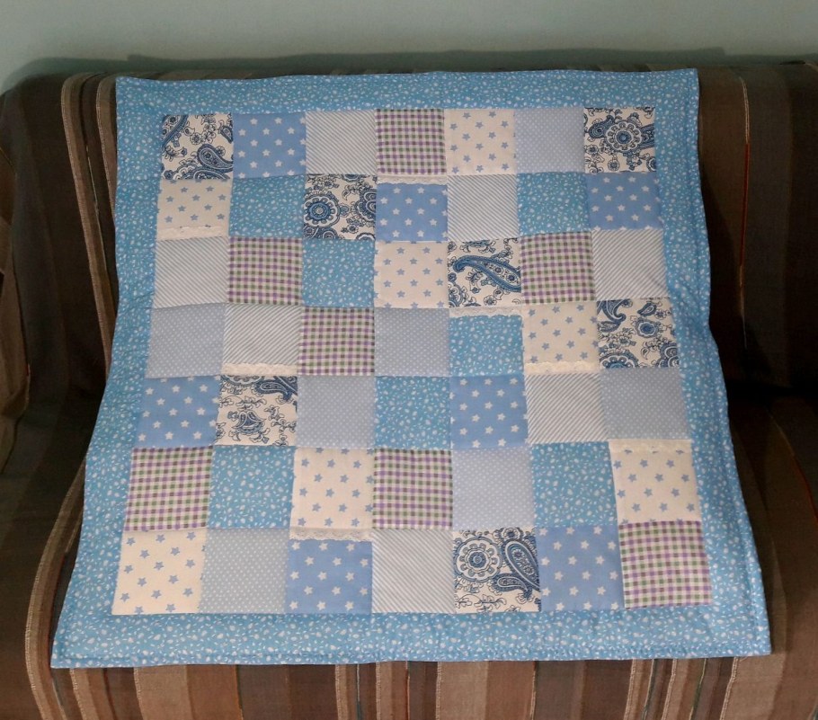 Плед лоскутный детский