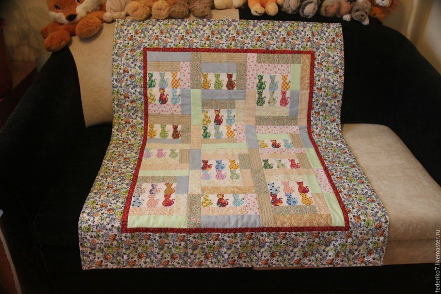 Детское лоскутное одеяло